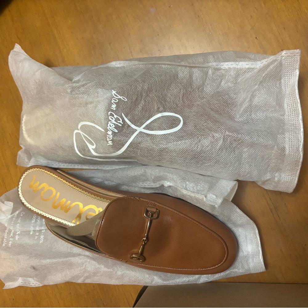 Sam Edelman Tan Leather Horsebit Loafers - Picture 5 of 5
